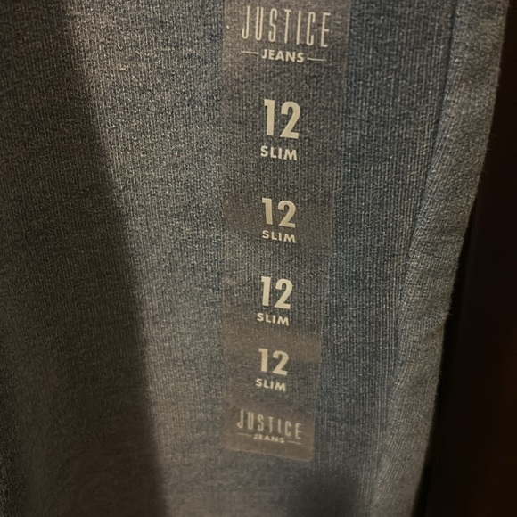 Justice Slim Mid Rise Jeans Leggings - Picture 3 of 4